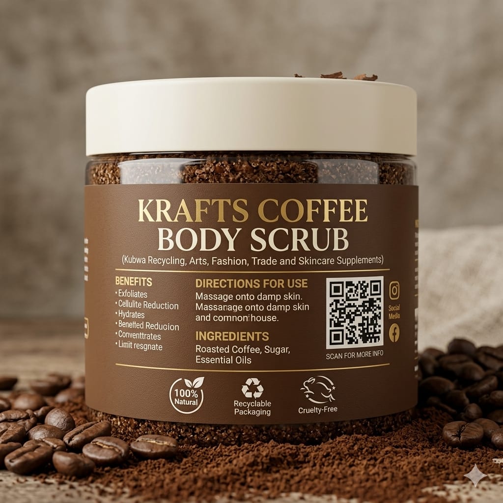 Coffee body-scrub